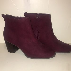 Maroon Ankle Boot